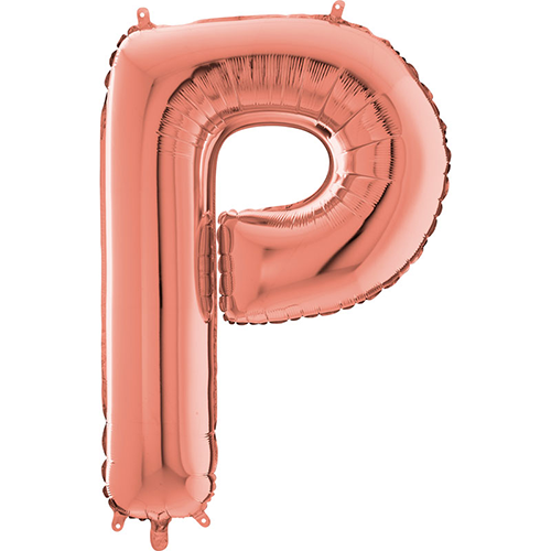 Lettre "P" Rose Gold 26" - Grabo