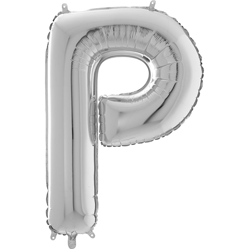 Lettre "P" Argent 26" - Grabo