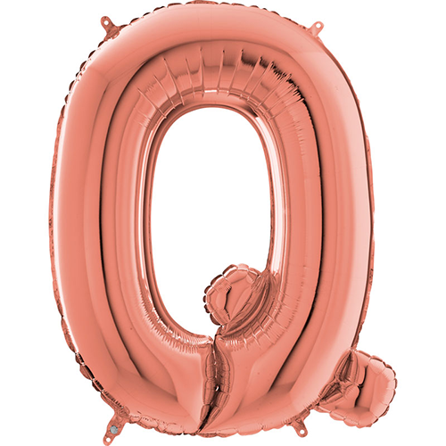 Lettre "Q" Rose Gold 26" - Grabo