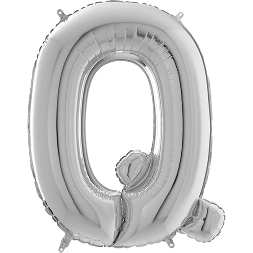 Lettre "Q" Argent 26" - Grabo