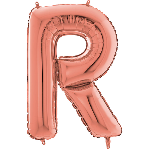 Lettre "R" Rose Gold 26" - Grabo