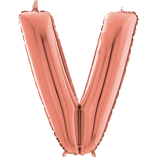 Lettre "V" Rose Gold 26" - Grabo