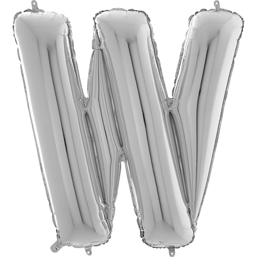 Lettre "W" Argent 26" - Grabo