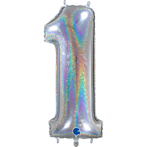 Ch "1" Glitter Holographic 26"  - Grabo