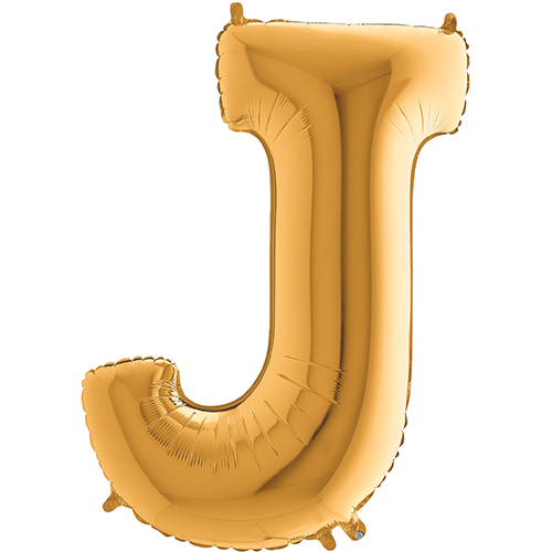 Lettre "J" Gold 40" - Grabo