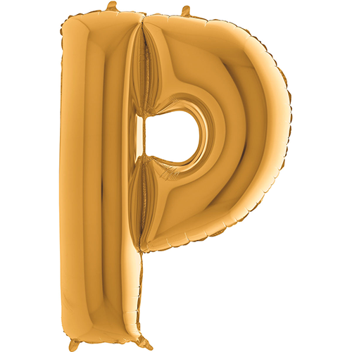 Lettre "P" Gold 40" - Grabo