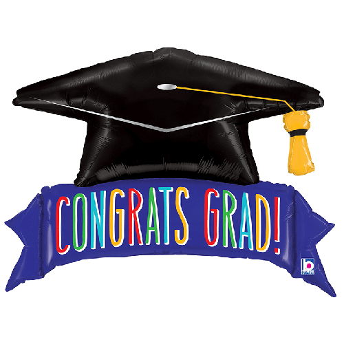 CONGRATS GRAD BANNER 45'' PACK (FR)