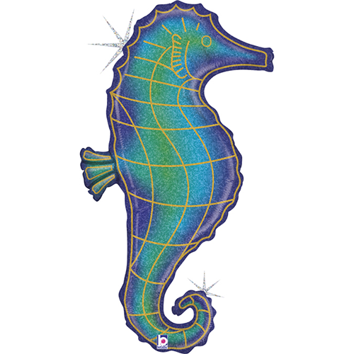 Glitter Seahorse 36" - Grabo