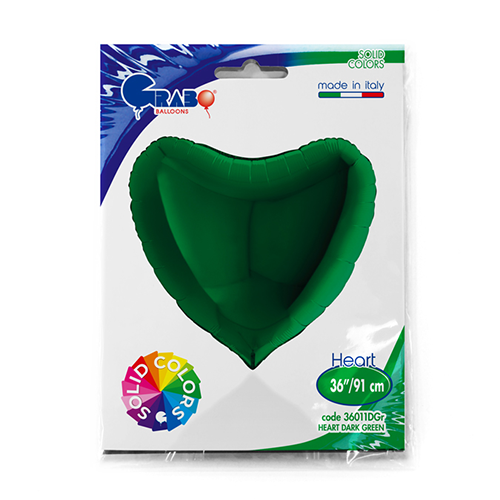 Coeur Vert Fonce 36" - Grabo