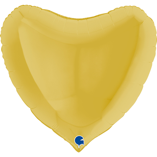 Coeur Jaune Pastel 36" - Grabo