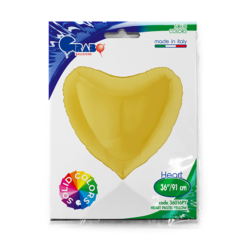 COEUR PASTEL YELLOW 36' EMBALLE (FR)