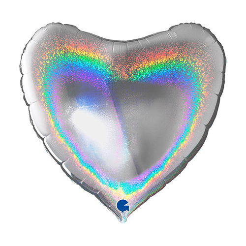 COEUR GLITTER HOLOGRAPHIC SILVER 36' VRAC (FR)