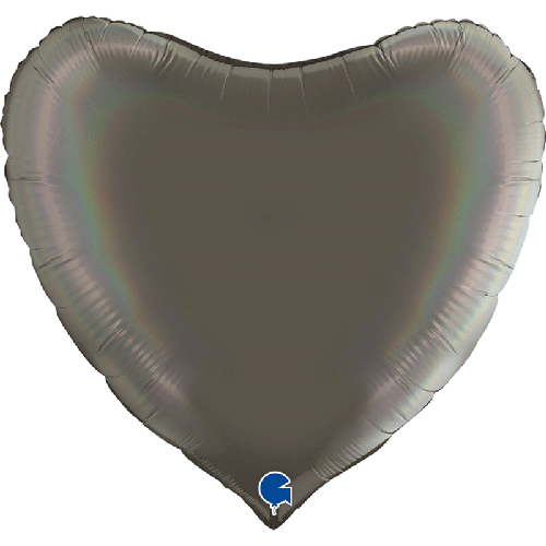 COEUR HOLOGRAPHIC PLATINUM GREY 36' VRAC (FR)