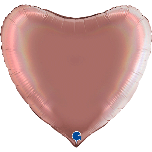 COEUR HOLOGRAPHIC PLATINUM ROSE 36' VRAC (FR)