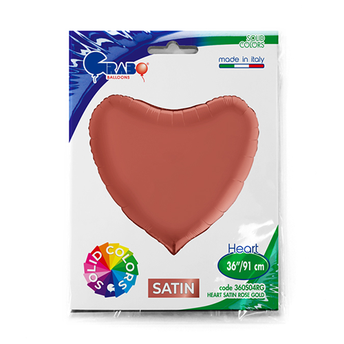 Coeur Satin Rose Gold 36" - Grabo