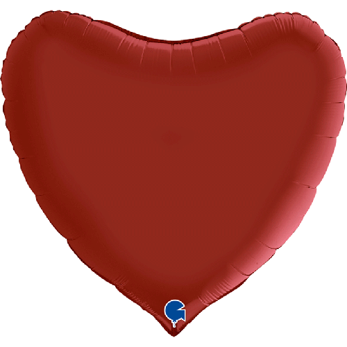 COEUR SATIN RUBY RED 36' VRAC (FR)