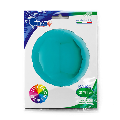 Rond Turquoise Vert Tiffany 36" - Grabo