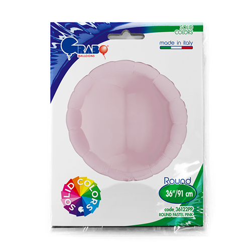 Rond Pastel Rose 36" - Grabo