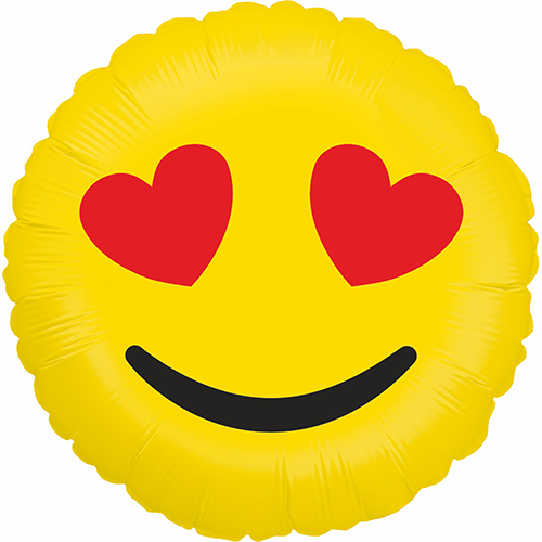 Emoji Hearts (Coeurs) 18" - Grabo