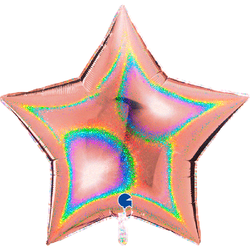 STAR GLITTER HOLOGRAPHIC ROSE GOLD 36' VRAC (FR)