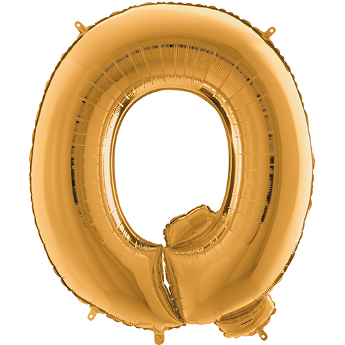 Lettre "Q" Gold 40" - Grabo