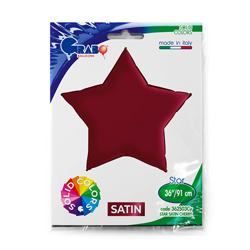 Étoile Satin Cerise 36" - Grabo