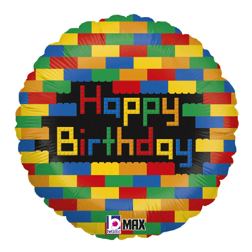 BIRTHDAY BLOCKS 18'' PACK (FR)