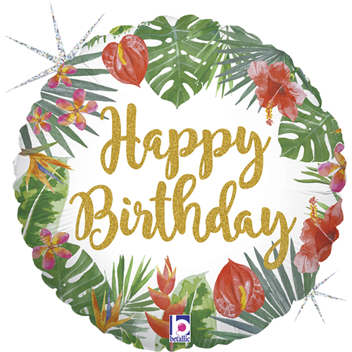 Tropical Birthday 18" - Grabo