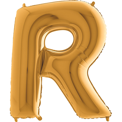 Lettre "R" Gold 40" - Grabo