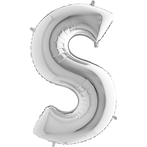 Lettre "S" Silver 40" - Grabo