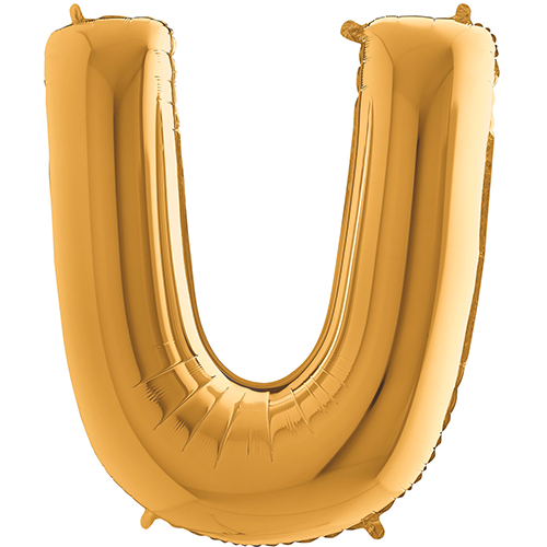 Lettre "U" Gold 40" - Grabo