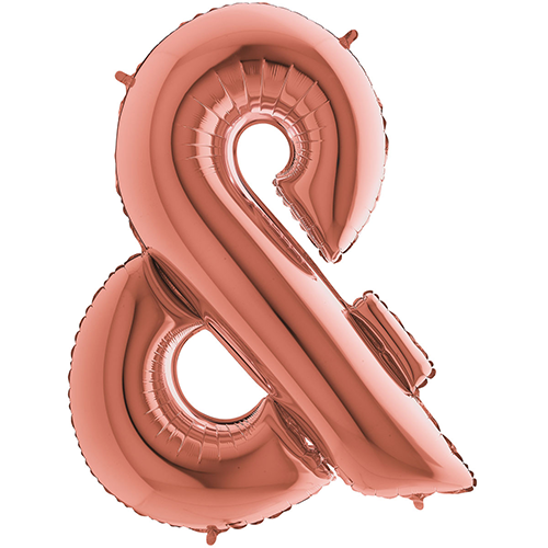 AMPERSAND ROSE GOLD 40'' EMBALLE (FR)