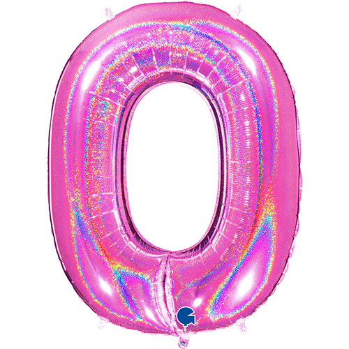 CH '0'  GLITTER HOLO FUSCHIA 40' EMBALLE (FR)