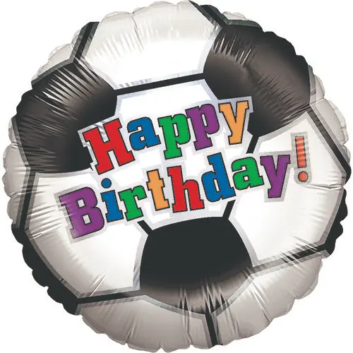 SOCCER BALL BIRTHDAY 18'' PACK (FR)