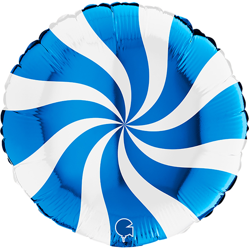 ROUND SWIRLY WHITE BLUE 18' Emballé (FR)