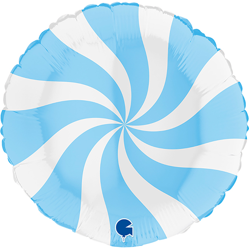 ROUND SWIRLY WHITE MATTE BLUE 18' Emballé (FR)