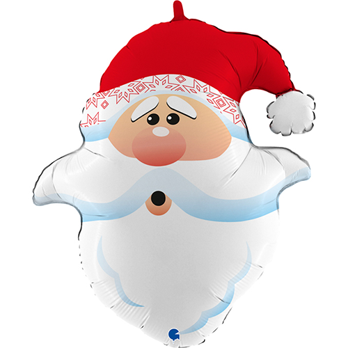 Curious Santa Head 26" - Grabo