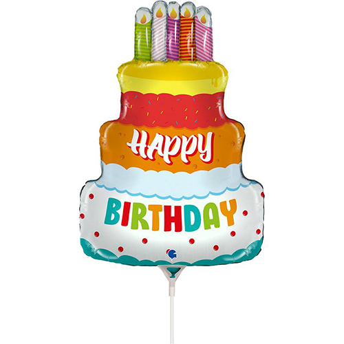 Birthday Cake Mini 14" Vrac - Grabo