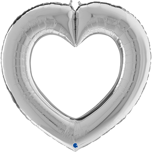 41" Linky Heart Silver - Grabo