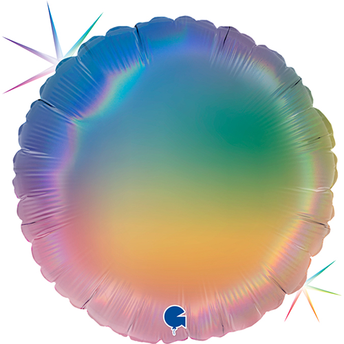 Rond Colourful Rainbow 18" - Grabo