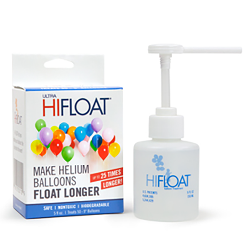 HI FLOAT+POMPE 5 OZ(150ml) 50 BALLONS 9''/30 BAL 11'' (FR)