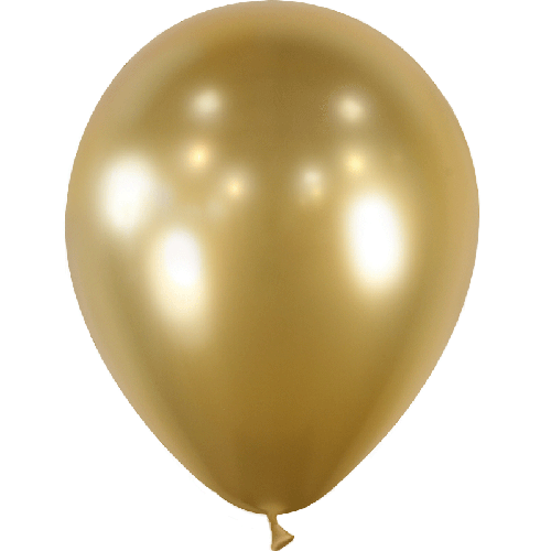 10 BALLONS LATEX 12'' (30cm) OR BRILLANT (FR)