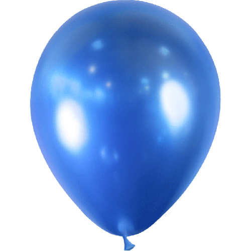 10 BALLONS LATEX 12'' (30cm) BLEU BRILLANT (FR)