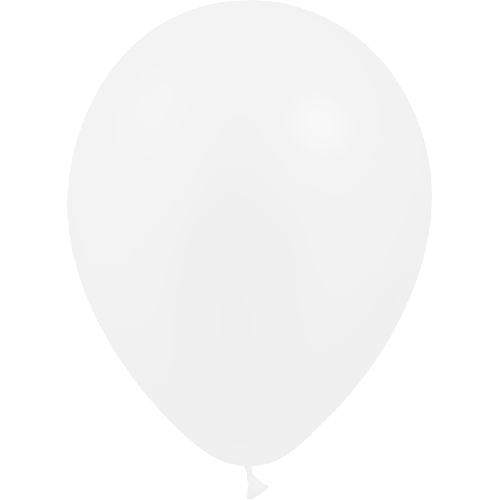 10 BALLONS LATEX TRANSPARENT 12' (30CM) CRISTAL (FR)