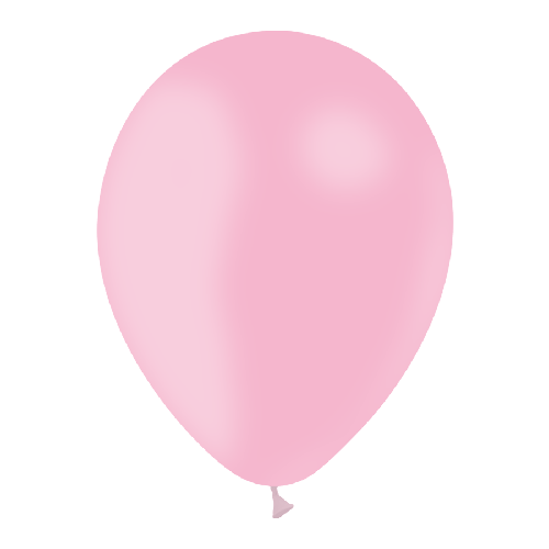 10 BALLONS LATEX ROSE BONBON 12' (30CM) STANDARD (FR)