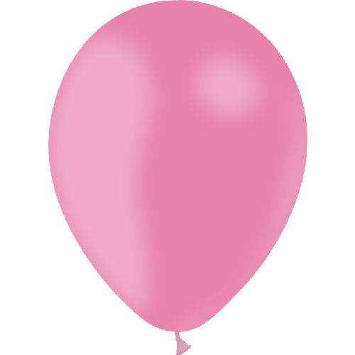 10 BALLONS LATEX ROSE 12' (30CM) STANDARD (FR)