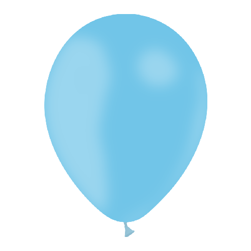 10 BALLONS LATEX CIEL 12' (30CM) STANDARD (FR)