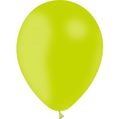 10 BALLONS LATEX LIMETTE 12' (30CM) STANDARD (FR)