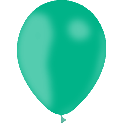 10 BALLONS LATEX MENTHE 12' (30CM) STANDARD (FR)