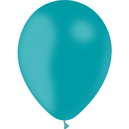 10 BALLONS LATEX TURQUOISE 12' (30CM) STANDARD (FR)